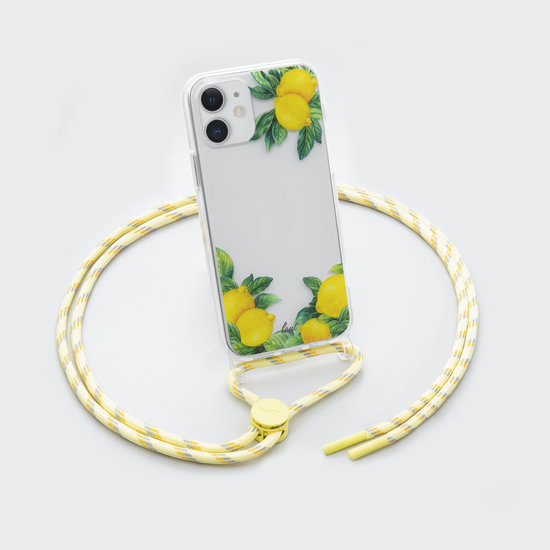 LAUT Crystal Pop Necklace iPhone 12 mini hoesje Citron