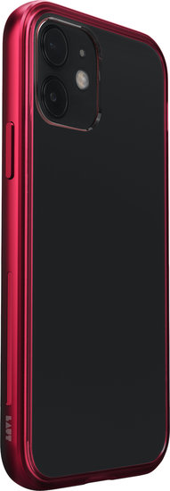 LAUT Exoframe bumper iPhone 12 mini hoesje Rood