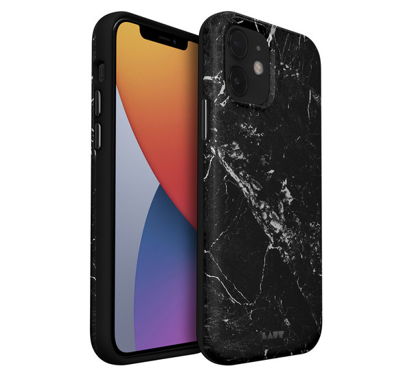 LAUT Huex Elements iPhone 12 mini hoesje Zwart