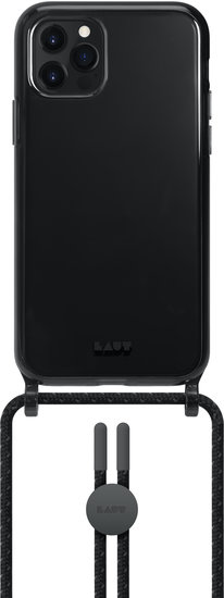 LAUT Crystal X Necklace iPhone 12 Pro Max hoesje Zwart