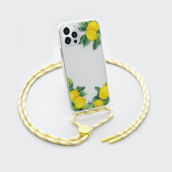 LAUT Crystal Pop Necklace iPhone 12 Pro Max hoesje Citron