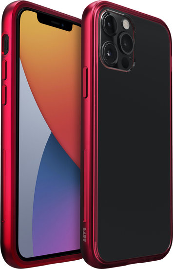 LAUT Exoframe iPhone 12 Pro Max hoesje Rood