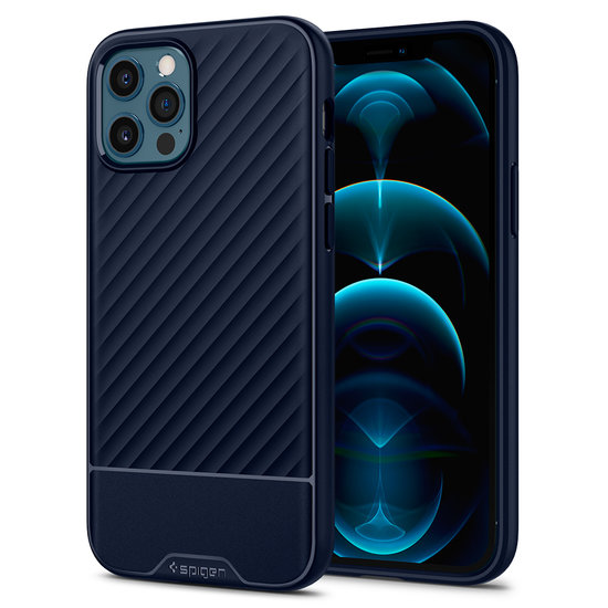 Spigen Core Armor iPhone 12 Pro Max hoesje Blauw