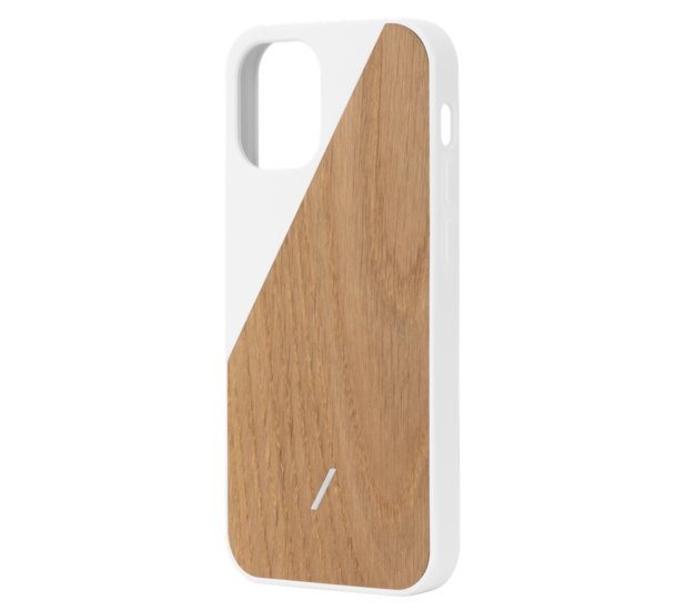 Native Union Clic Wooden iPhone 12 mini hoesje Wit