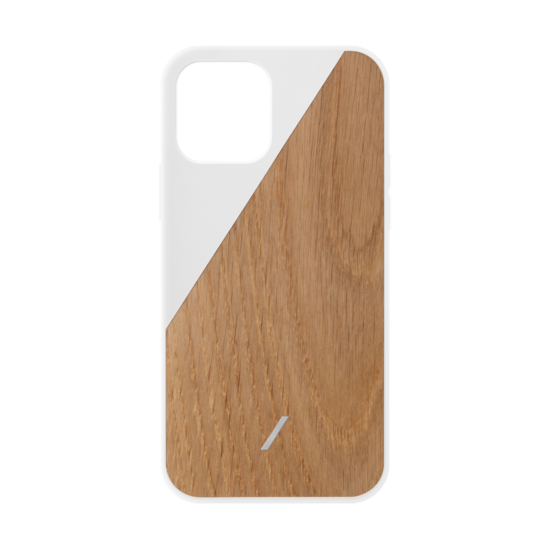 Native Union Clic Wooden iPhone 12 mini hoesje Wit
