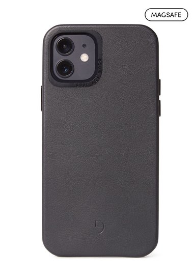 Decoded Leather MagSafe backcover iPhone 12 mini hoesje Zwart