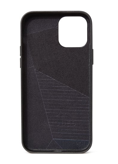 Decoded Leather MagSafe backcover iPhone 12 mini hoesje Zwart