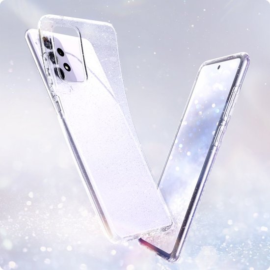 Spigen Liquid Crystal Galaxy A72 hoesje Glitter