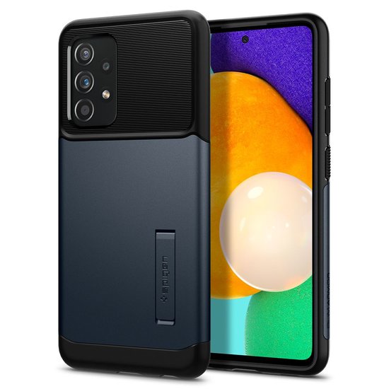 Spigen Slim Armor Galaxy A72 hoesje Slate