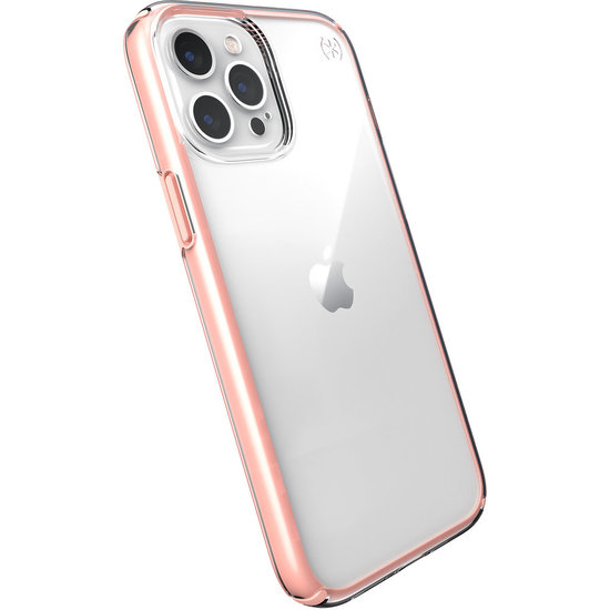 Speck Presidio Perfect Clear iPhone 12 Pro Max hoesje Rosy