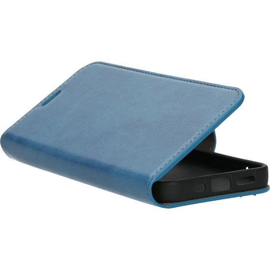 Mobiparts Classic Wallet iPhone 13 Pro hoesje Blauw