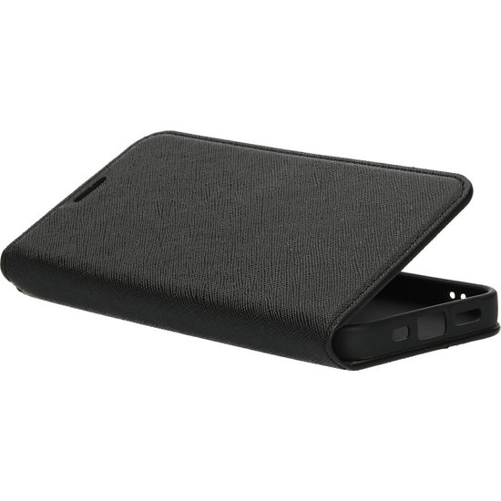 Mobiparts Saffiano Wallet iPhone 13 Pro hoesje Zwart