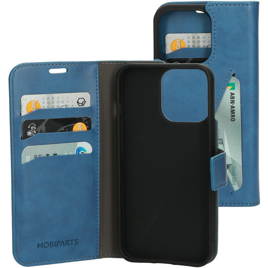 Mobiparts Classic Wallet iPhone 13 Pro Max hoesje Blauw