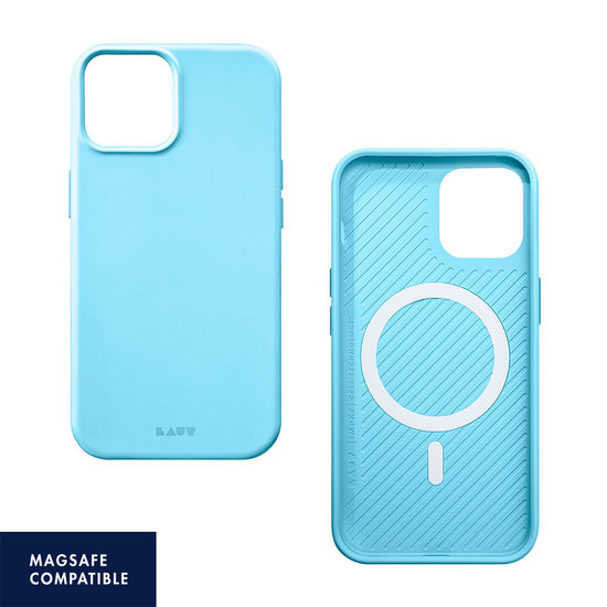 LAUT Huex Pastel MagSafe iPhone 13 hoesje Blauw