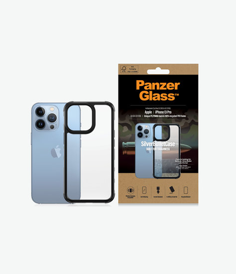 PanzerGlass SilverBullet iPhone 13 Pro hoesje Zwart