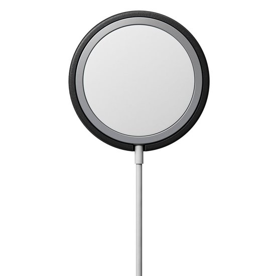 Nomad leren hoesje voor MagSafe oplader Zwart