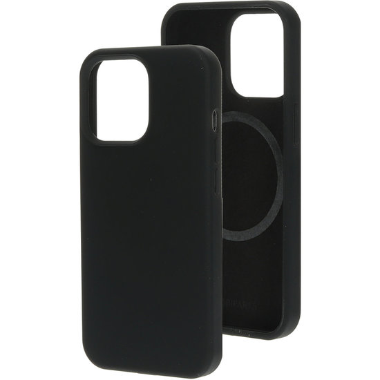 Mobiparts Silicone MagSafe iPhone 13 Pro hoesje Zwart