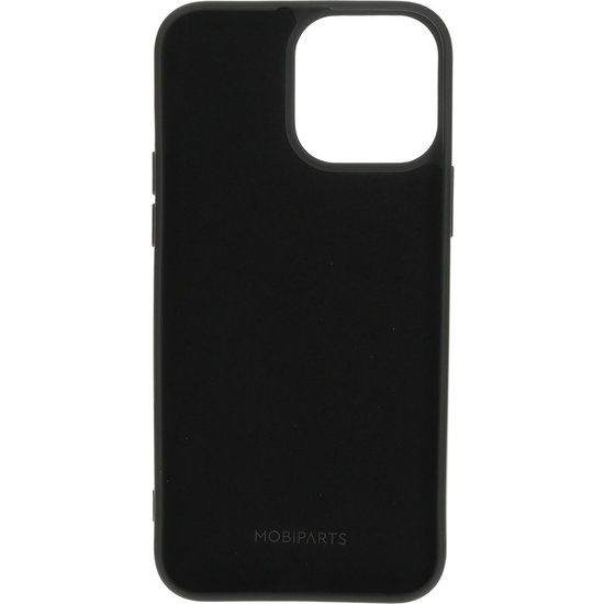 Mobiparts Silicone iPhone 13 Pro Max hoesje Zwart