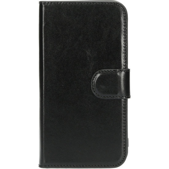 Mobiparts Excellent Wallet iPhone 13 hoesje Zwart