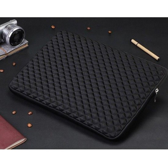 TechProtection Diamond MacBook Pro 14 inch sleeve Zwart