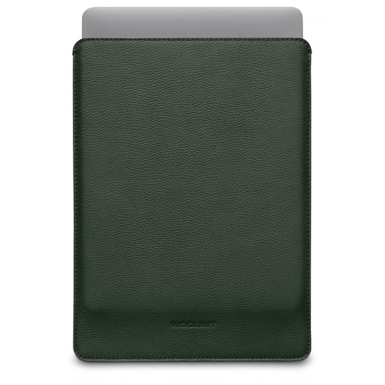 Woolnut Leather sleeve MacBook Pro 14 inch hoesje Groen