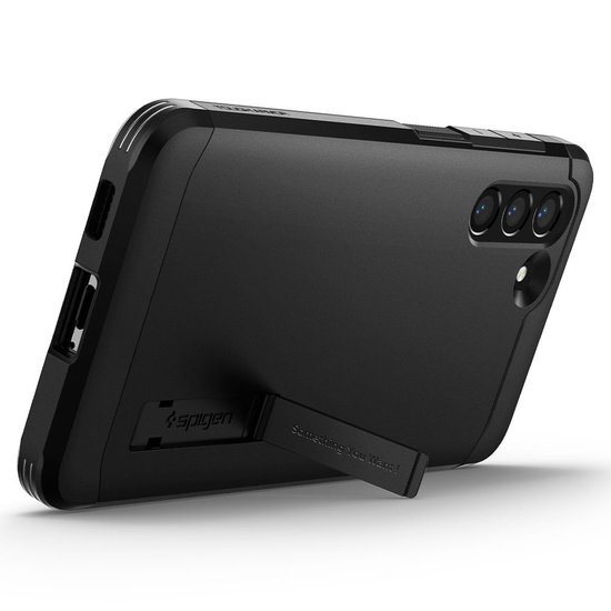 Spigen Tough Armor Galaxy S21 FE hoesje Zwart