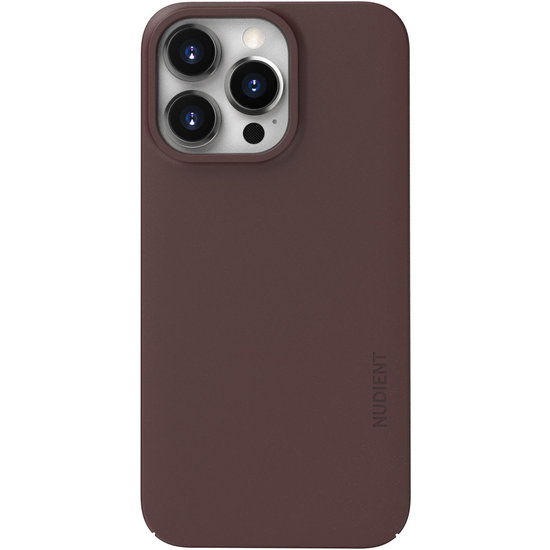 Nudient Thin Case iPhone 13 Pro Max hoesje Rood