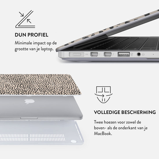 Burga MacBook Pro 14 inch hardshell Almond Latte
