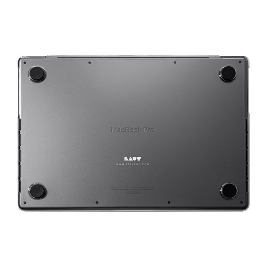 LAUT Crystal MacBook Pro 16 inch hardshell hoesje Transparant