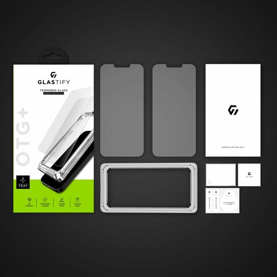 Glastify glazen iPhone 13 Pro Max screenprotector 2 pack