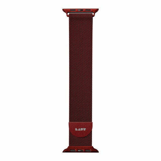 LAUT Steel Loop Apple Watch 41 / 40 / 38 mm bandje Rood