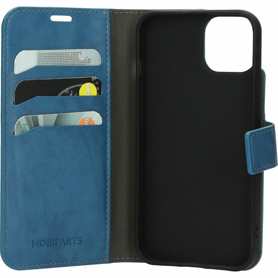 Mobiparts Classic Wallet iPhone 14 hoesje&nbsp;blauw