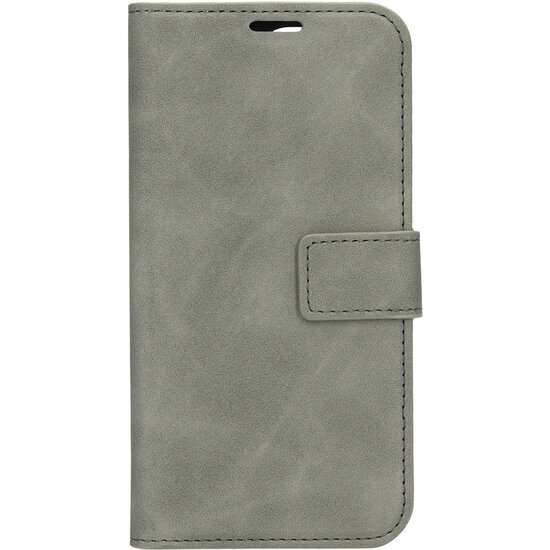 Mobiparts Classic Wallet iPhone 14 Pro hoesje grijs