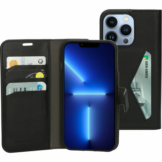 Mobiparts Classic Wallet iPhone 14 Pro Max hoesje zwart