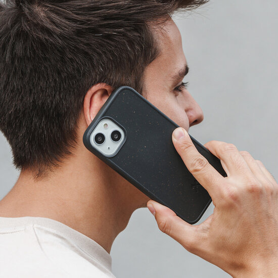 Woodcessories Bio iPhone 14 Plus hoesje zwart