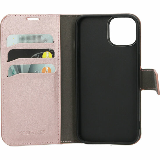 Mobiparts Classic Wallet iPhone 14 Plus hoesje roze