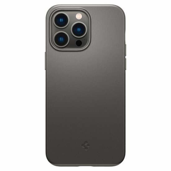 Spigen Thin Fit iPhone 14 Pro Max hoesje gun metal