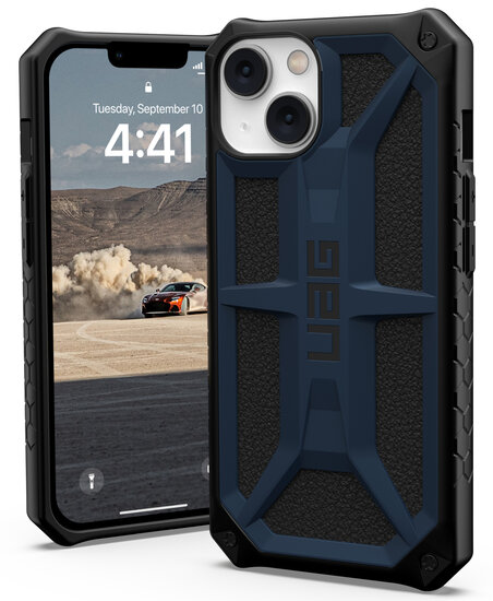 UAG Monarch iPhone 14 Plus hoesje blauw 