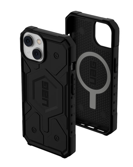 UAG Pathfinder MagSafe iPhone 14 Plus hoesje zwart