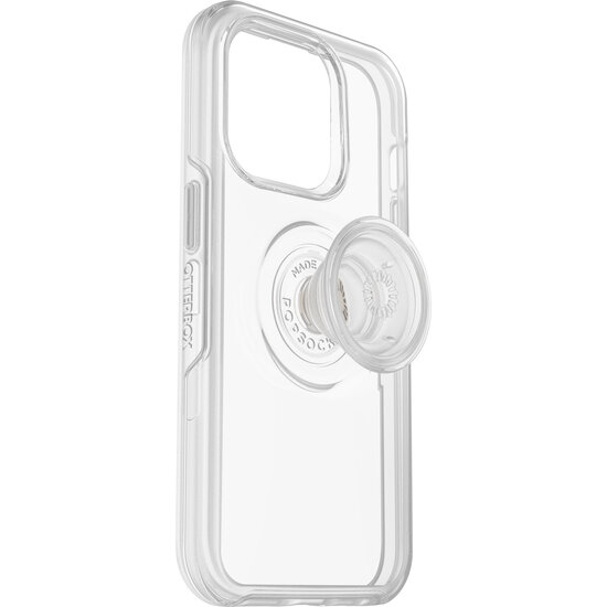 Otterbox Symmetry + Pop iPhone 14 Pro hoesje transparant