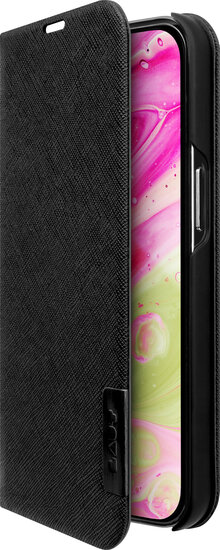 LAUT Prestige Folio iPhone 14 Plus hoesje zwart 