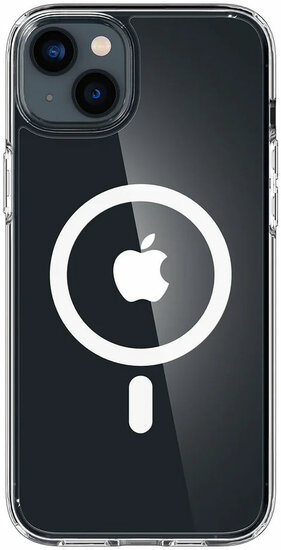 Spigen Crystal Hybrid MagSafe iPhone 14 hoesje transparant