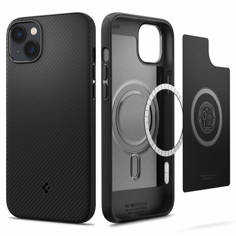 Spigen Core Armor MagSafe iPhone 14 Plus hoesje zwart