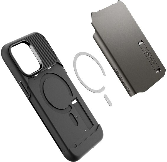 Spigen Slim Armor MagSafe iPhone 14 Pro Max hoesje grijs