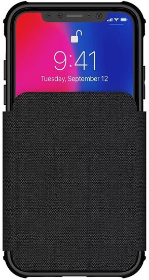 Ghostek Exec 3 iPhone XS hoesje Zwart