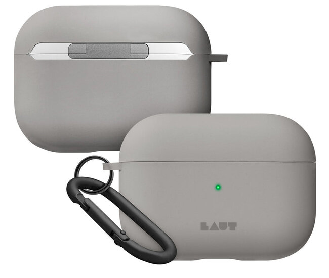 LAUT Huex AirPods Pro 2 hoesje grijs