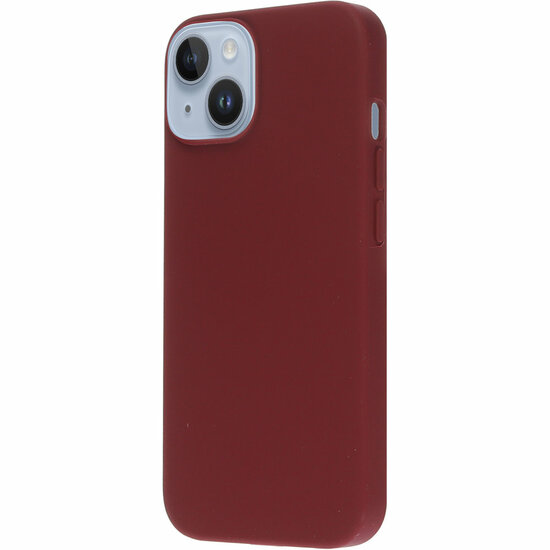 Mobiparts Silicone iPhone 14 hoesje plum