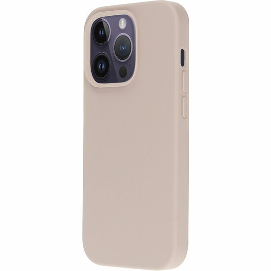 Mobiparts Silicone iPhone 14 Pro hoesje roze