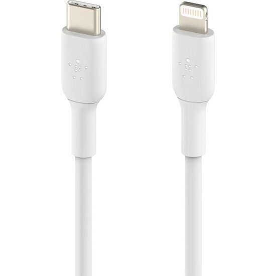 Belkin BoostCharge Lightning USB-C kabel 1 meter Wit