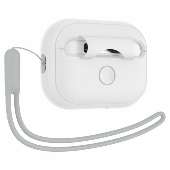 Spigen Silicone Fit AirPods Pro 2 hoesje wit